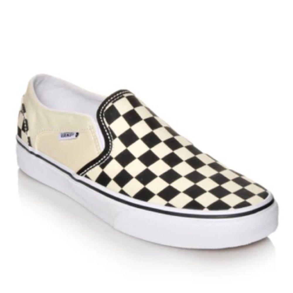 NIB VANS ASHER CHECKER SKATE SHOES sz 5 youth